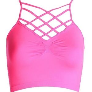 Royal Blue Aqua Strappy Bralette